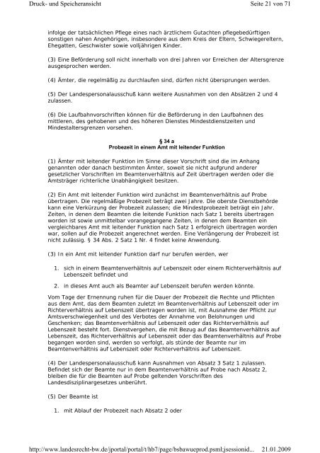 Seite 1 von 71 Druck- und Speicheransicht 21.01.2009 http://www ...