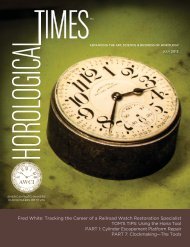 PDF Version - The American Watchmakers-Clockmakers Institute