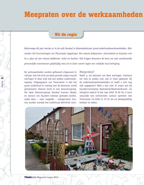 Maart 2013, Oosterhout - Thuisvester