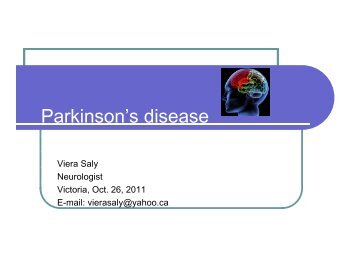 Parkinsons disease talk 2011.ppt