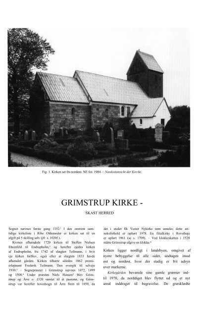 GRIMSTRUP KIRKE - Danmarks Kirker - Nationalmuseet
