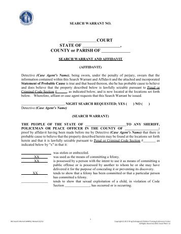 Sle Of A Warrant Related Keywords Sle Of A Warrant Long Tail Keywords Keywordsking Probable Cause Affidavit Template