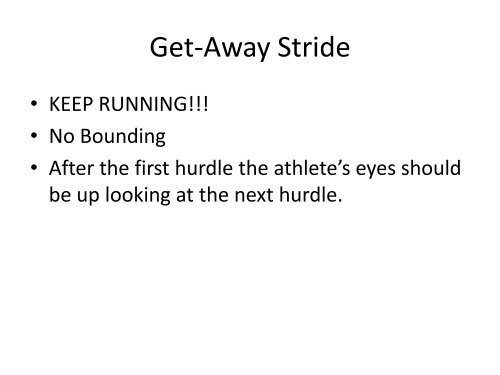 Hurdling 101 Short Hurdles - Complete Track and Field