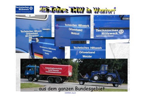 25 Jahre - THW Hamburg-Bergedorf