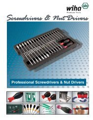 Screwdrivers & Nut Drivers - Wiha Tools Canada