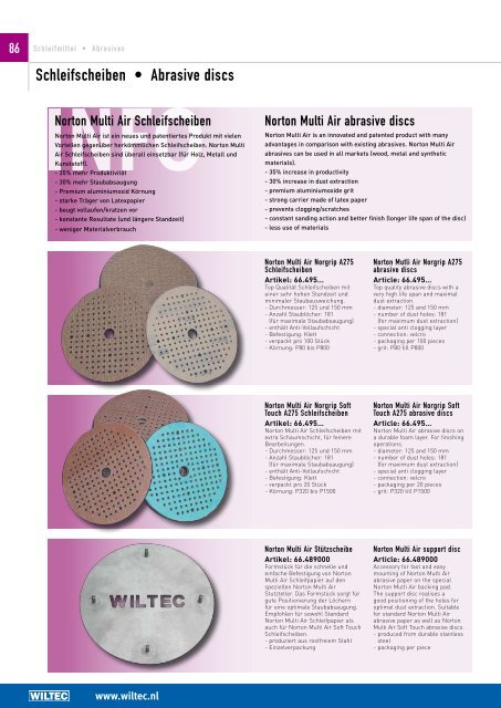 Katalog Kabinen Produkten - Wiltec