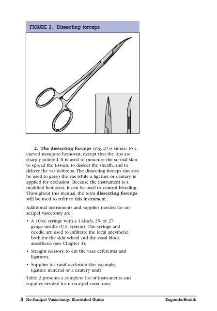 No-Scalpel Vasectomy: An Illustrated Guide for ... - EngenderHealth