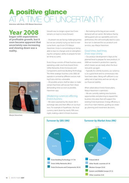 ensto customer magazine 2009