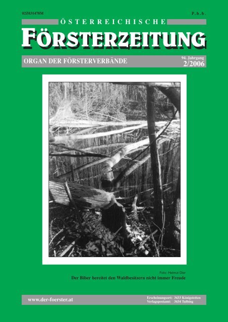 2/2006 - Der Verband Österreichischer Förster