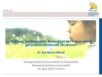 Hier gelangen Sie zum Vortrag von Dr. Eva- Maria Hähnel