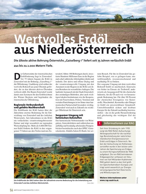 Ausgabe 11/2013 Wirtschaftsnachrichten Donauraum