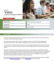 Netop Vision version 8.0 Release Notes