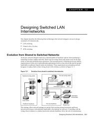 Designing Switched LAN Internetworks