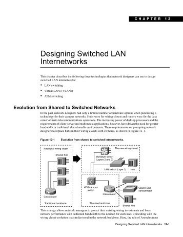 Designing Switched LAN Internetworks