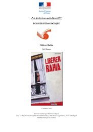 Dossier pédagogique Libérer Rahia