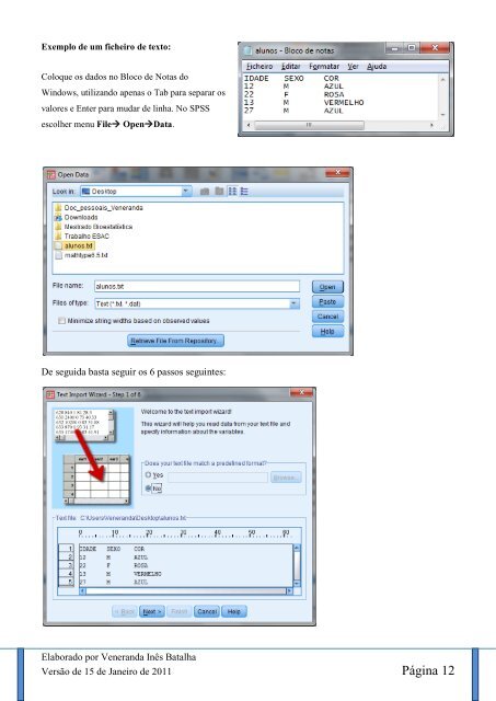 Breve Manual do SPSS / PASW 18.0 - ESAC