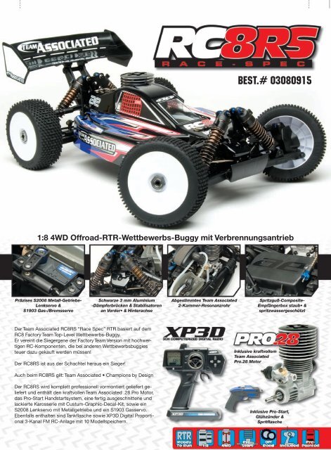 Team Associated/Thunder Tiger Europe GmbH ... - Thunder Tiger TV