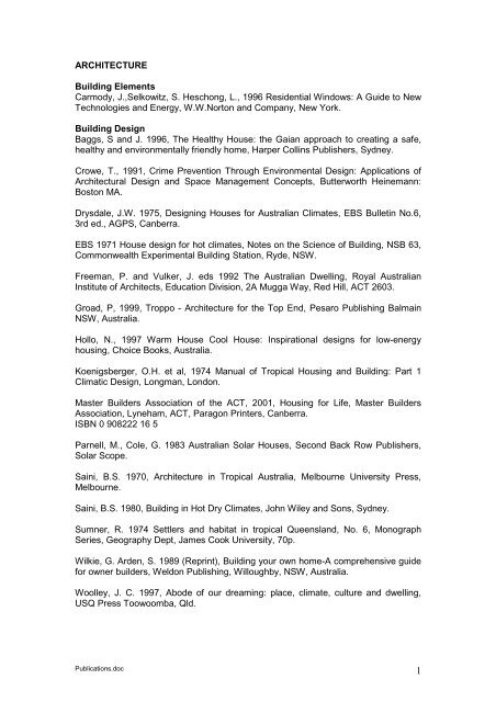 Research House Publications Department Of Housing And Public