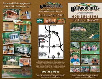 to Download Our Brochure! - Baraboo Hills Campground