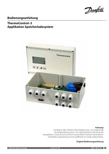 Bedienungsanleitung ThermoControl - 3 ... - Danfoss GmbH