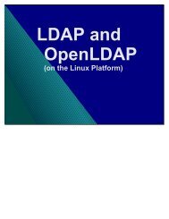 LDAP and OpenLDAP - FTP Directory Listing