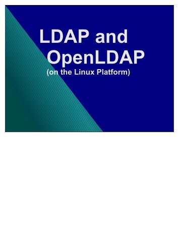 LDAP and OpenLDAP - FTP Directory Listing