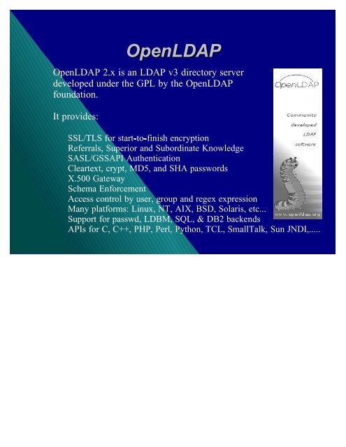 LDAP and OpenLDAP - FTP Directory Listing
