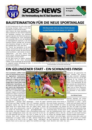 24.Ausgabe - SC Bad Sauerbrunn