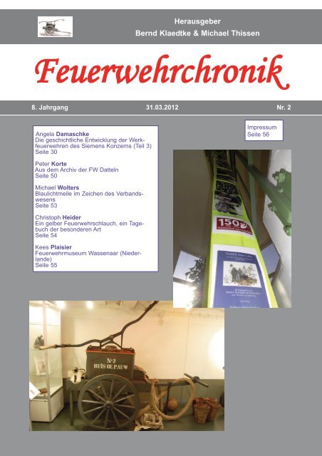 2012-02 WF Siemens - Teil 3 - Feuerwehrchronik
