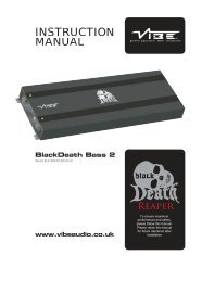BLACKDEATH BASS 2 Reaper Amplifier Manual - VIBE Audio