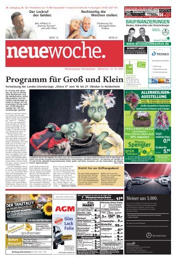 Programm für Groß und Klein - Heidenheimer Zeitung