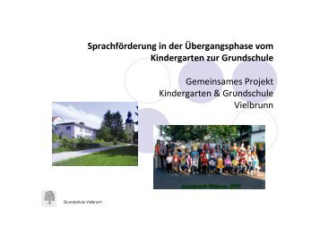 Gemeinsames Projekt ZNL 22.11.2010 - Grundschule Vielbrunn