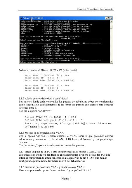 PrÃ¡ctica 6. VLANs - PoliformaT