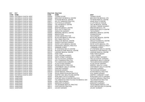 Practice Codes