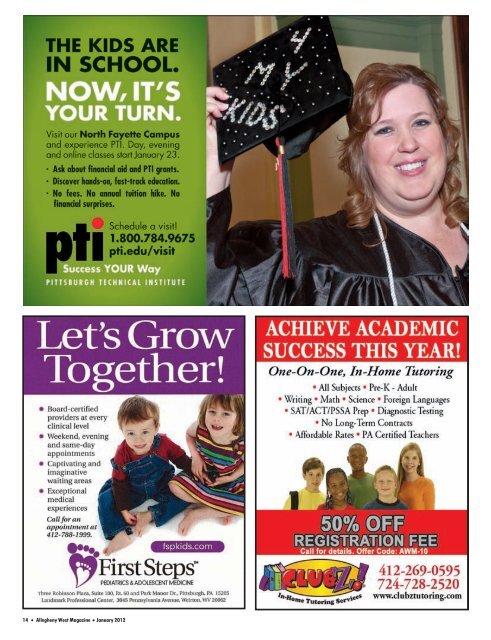 publisher's - Allegheny West Magazine