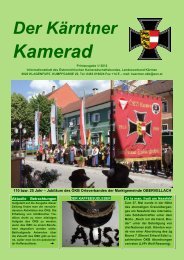 Kärntner Kamerad 2/2012 - Österreichischer Kameradschaftsbund