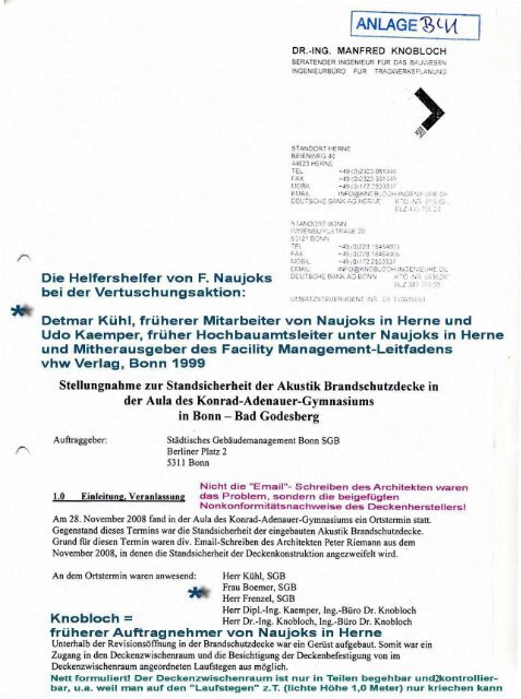 Herne-Connection um Friedhelm Naujoks - Bonn | Presseblog