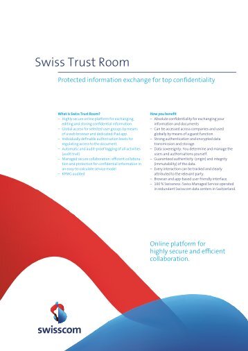 Swiss Trust Room - Swisscom