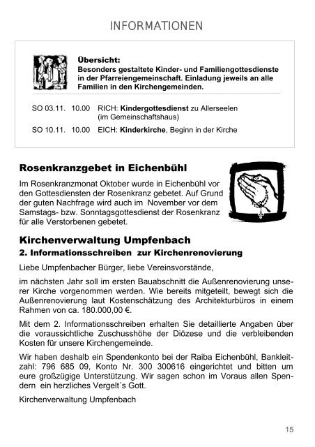 Gottesdienstordnung und Pfarrbrief vom 02.11.13 - Neunkirchen ...