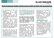 EnD-I Grubengas GmbH und bio energy gmbh auf EnD-I AG ...