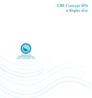 CBE Concept Spa & RÃ¨gles d'or - Lausanne Palace et Spa
