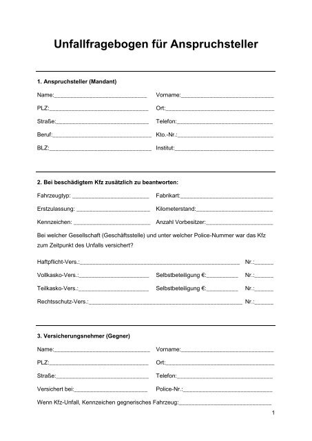 Sitemapcdatahttpswwwkedriinfobig Direkt Unfallfragebogen