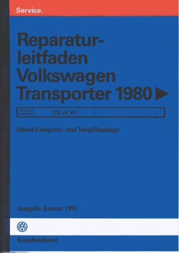 Page 1 Page 2 V.A.G Service. Reparaturleitfaden - _ __ Volkswagen ...