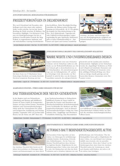 Delmenhorster Zeitung vom 18.05.2013 - DelmeExpo
