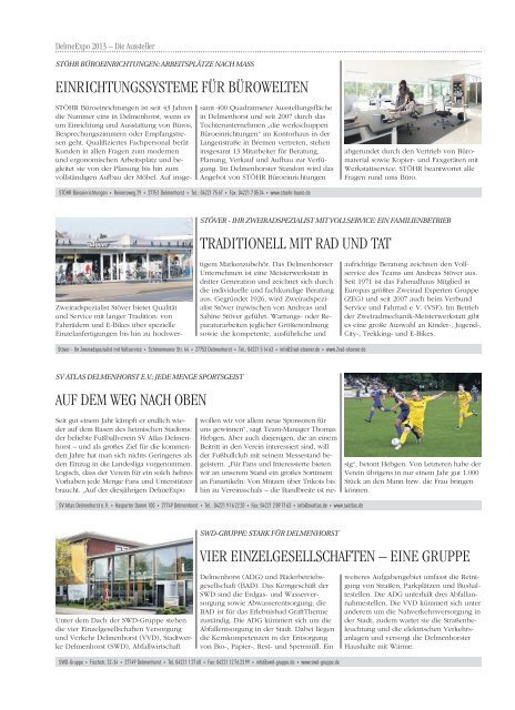 Delmenhorster Zeitung vom 18.05.2013 - DelmeExpo