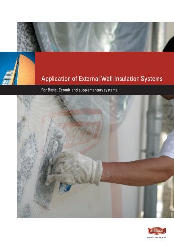 Application of External Wall Insulation Systems - Alsecco