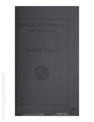 Annual report / Police Department, City of ... - Chicago Cop.com
