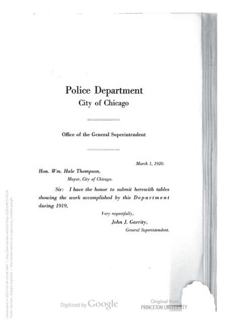 Annual report / Police Department, City of ... - Chicago Cop.com