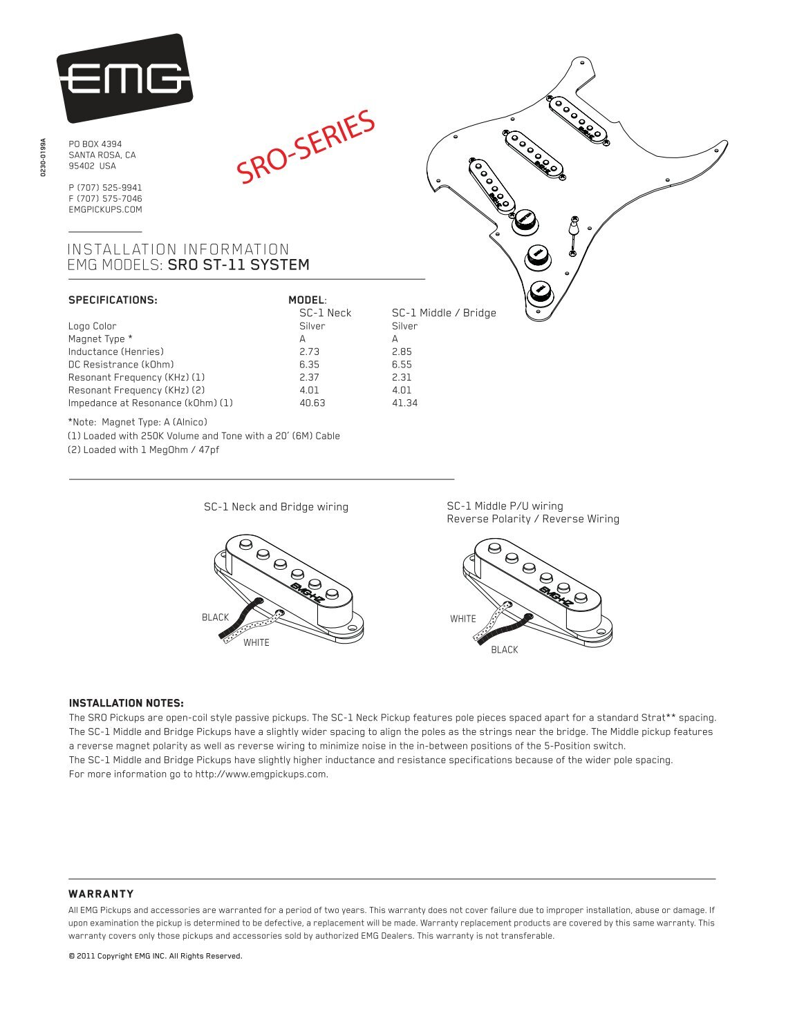 Warlock Guitar Wiring Diagram