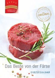 Das Beste von der Färse - CHEFS CULINAR